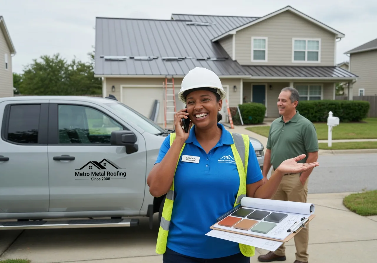 Storm Damage Metal Roof Repair in Mechanicsburg, IL